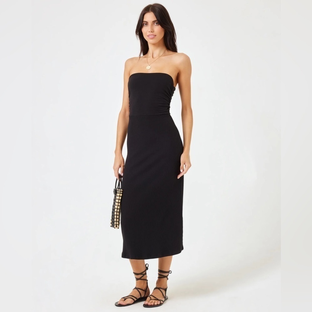 L*Space | Manaia Dress Black Jersey Size XS NEW